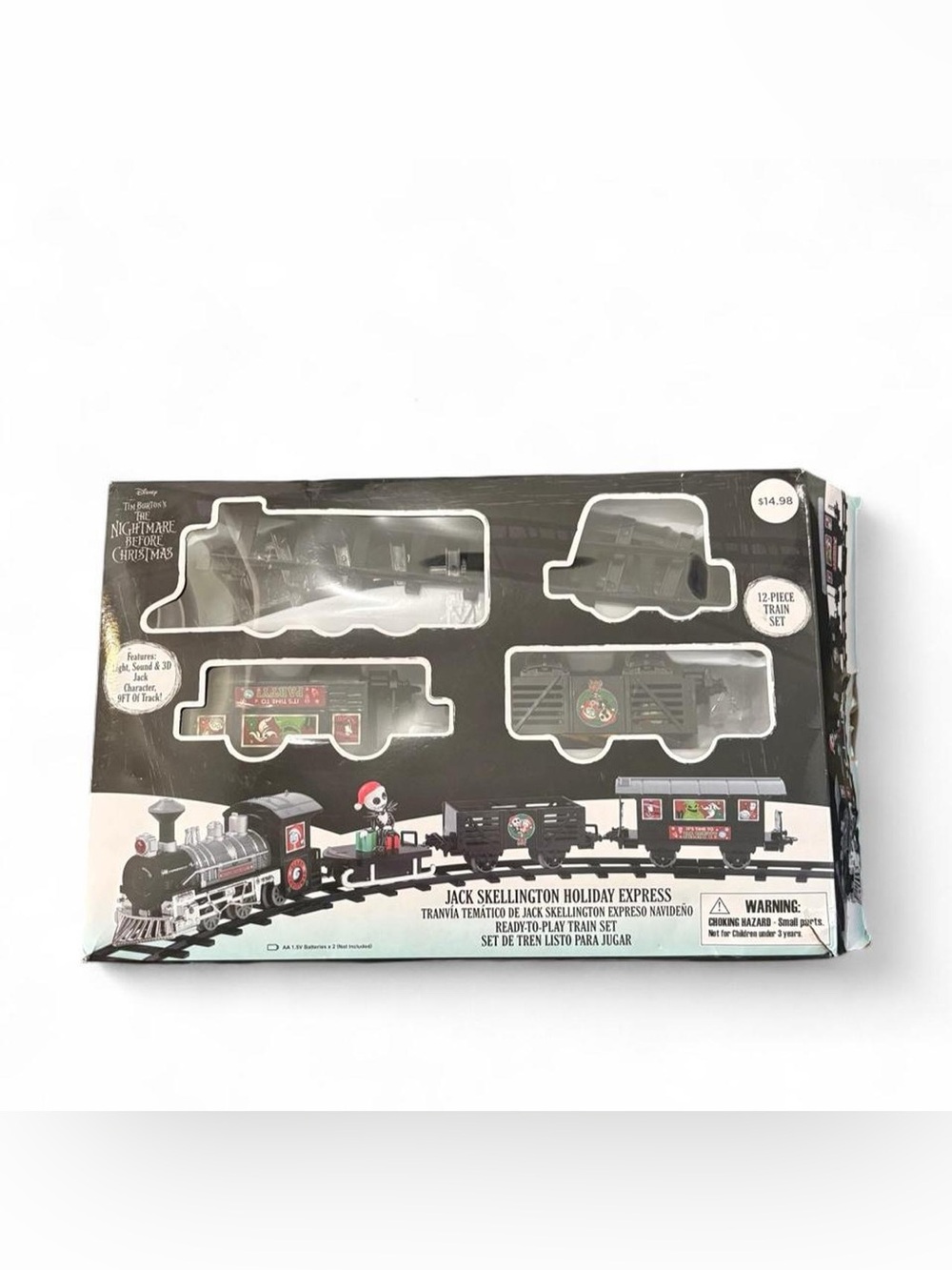 Disney Nightmare Before Christmas Jack Skellington Holiday Express Train Set